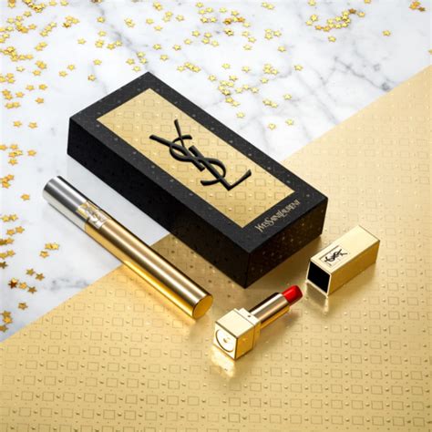 mascara e rossetto ysl